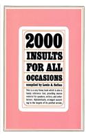 Two Thousand Insults for All Occasions