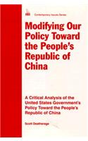 Modifying Our Policy Toward the People's Republic of China