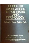 Computer Applications In Psychiatry And Psychology