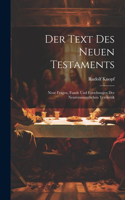 Text Des Neuen Testaments
