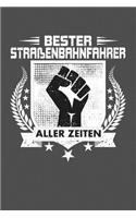 Bester Straßenbahnfahrer aller Zeiten: Gepunktetes Notizbuch mit 120 Seiten - 15x23cm (in etwa DIN A5)