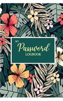 My Password Logbook: Password Journal for Everyone - Personal Password Logbook - Login ID Logbook with 450+ places for Passwords