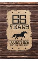 65th Anniversary Journal: Lined Journal / Notebook - Western Themed 65th Anniversary Gift - Fun And Practical Alternative to a Card - 65 Years Wedding Anniversary Celebration