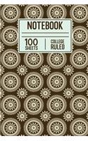 Notebook 100 Sheets College Ruled