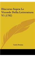 Discorso Sopra Le Vicende Della Letteratura V1 (1792)