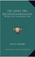 Lehre Der Rechtssouveranitat