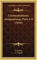 Commentationes Aenipontanae, Parts 1-8 (1910)