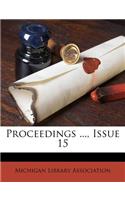 Proceedings ..., Issue 15