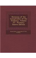 Decisions of the Comptroller of the Treasury, Volume 23