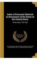 Index of Economic Material in Documents of the States of the United States