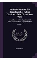 Annual Report of the Department of Public Charities of the City of New York: Annual Report of the Department of Public Charities of the City of New York; Volume 2