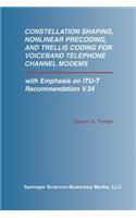 Constellation Shaping, Nonlinear Precoding, and Trellis Coding for Voiceband Telephone Channel Modems