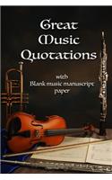 Great Music Quotations Journal