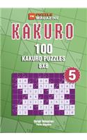 Kakuro - 100 Kakuro Puzzles 8x8 (Volume 5)