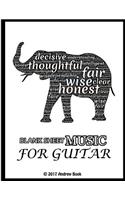 Blank Sheet Music For Guitar: :8.5x11 with 104 pages blank manuscript paper -with staff and tab lines for Musicians, Songwriter, music lover, etc.
