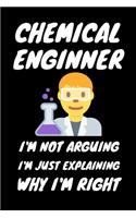 Funny Chemical Engineer Notebook & journal Graduation gift