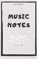 Notebook: Music Notes