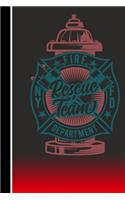 Fire Department Rescue Team Ny Fd: 120 Seiten Dotgrid (Gepunktet) Papier. Schreibheft Ideal Für Schule Und Beruf.