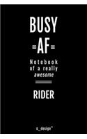 Notebook for Riders / Rider