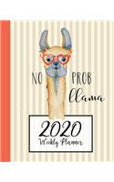 No Prob Llama 2020 Weekly Planner