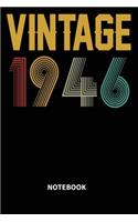 Vintage 1946 Notebook