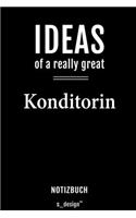 Notizbuch für Konditoren / Konditorin