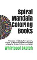 Spiral Mandala Coloring Books