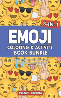 Emoji Coloring & Activity Book Bundle