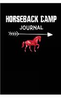 Horseback Camp Journal: Best Horseback Riding Summer Sleepaway Camp Gift Journal