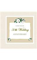 Guest Book 50th Wedding Anniversary