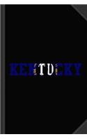 Kentucky Flag Journal Notebook: Blank Lined Ruled for Writing 6x9 120 Pages