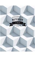 Notebook Lined: : Pattern: Notebook Journal Diary, 120 Lined pages, 8.5" x 11"
