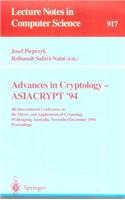 Advances in Cryptology - Asiacrypt '94: 4th International Conference on the Theory and Application of Cryptology, Wollongong, Australia, November 28 - December 1, 1994. Proceedings