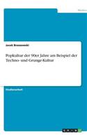 Popkultur der 90er Jahre am Beispiel der Techno- und Grunge-Kultur