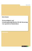 Notwendigkeit und Gestaltungsmöglichkeiten für die Steuerung von operativen Bankrisiken: (German)
