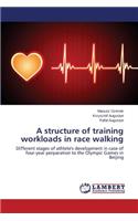 structure of training workloads in race walking