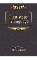 First Steps in Language