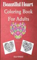 Beautiful heart coloring book for adults