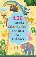 100 Animals Coloring Book