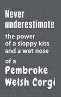 Never underestimate the power of a sloppy kiss and a wet nose of a Pembroke Welsh Corgi: For Pembroke Welsh Corgi Dog Fans