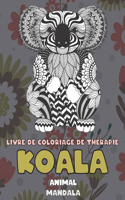 Livre de coloriage de thérapie - Mandala - Animal - Koala