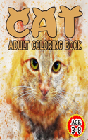 Cat Adult Coloring Book