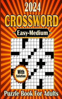 2024 Crossword Puzzle Book For Adults With Solution