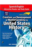 North Carolina Holt Social Studies United States History Interactive Reader and Study Guide