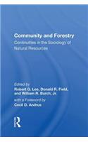 Community and Forestry