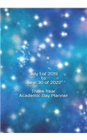 July 1 of 2019 to June 30 of 2022 Three Year Academic Day Planner