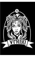 Zodiac Sign Notebook: Virgo Horoscope Notebook Journal for coworkers and students, sketches ideas and To-Do lists, Dot Grid notebook, 120 pages