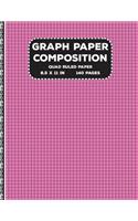 Graph Paper Composition: Quad Ruled Paper Notebook Journal Gift for Birthday & School 5x5 Grid Paper 8.5 x 11 inch 140 Pages ( Math Diary teacher and student )