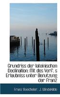 Grundriss Der Lateinischen Declination