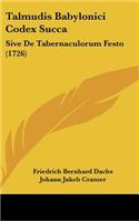 Talmudis Babylonici Codex Succa